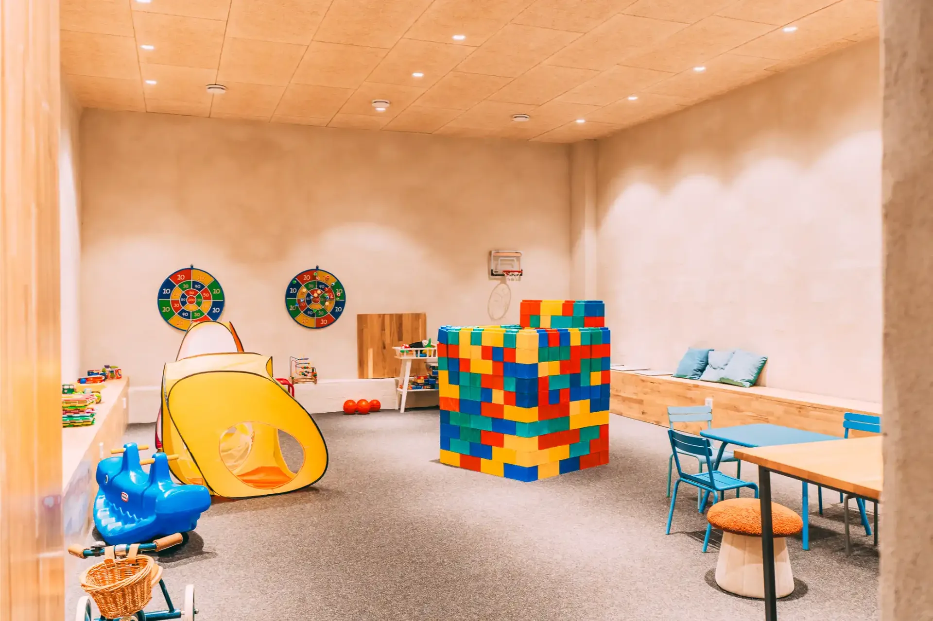 Sala giochi al Gut Hügle
