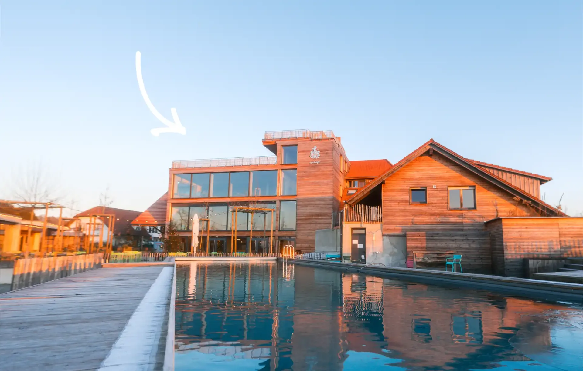 Vista: terrazza sul tetto – location per eventi al Gut Hügle | Matrimoni e feste sul Lago di Costanza