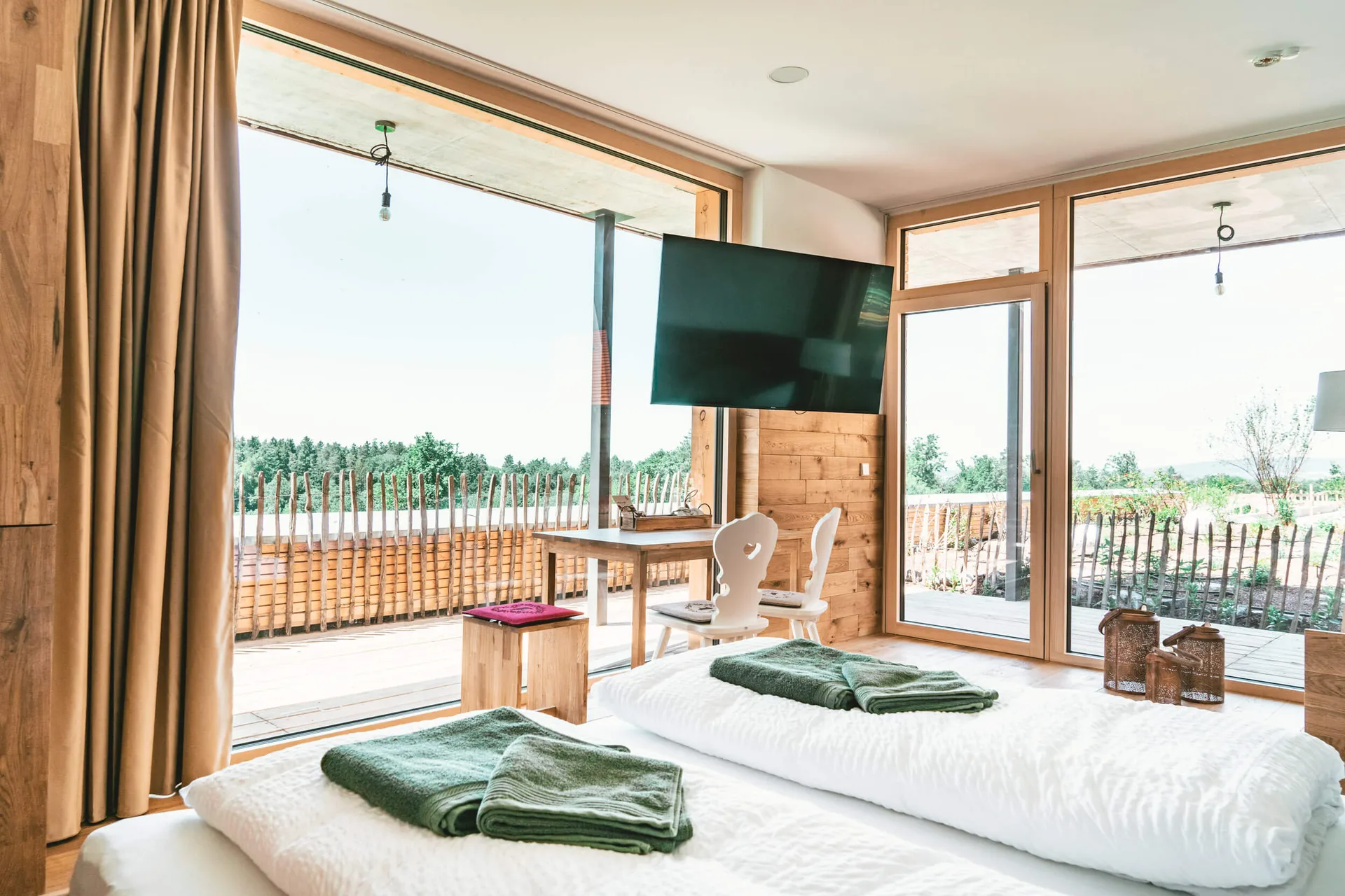 Vista: appartamento vacanze sul Lago di Costanza: Studio Deluxe Panorama | Gut Hügle