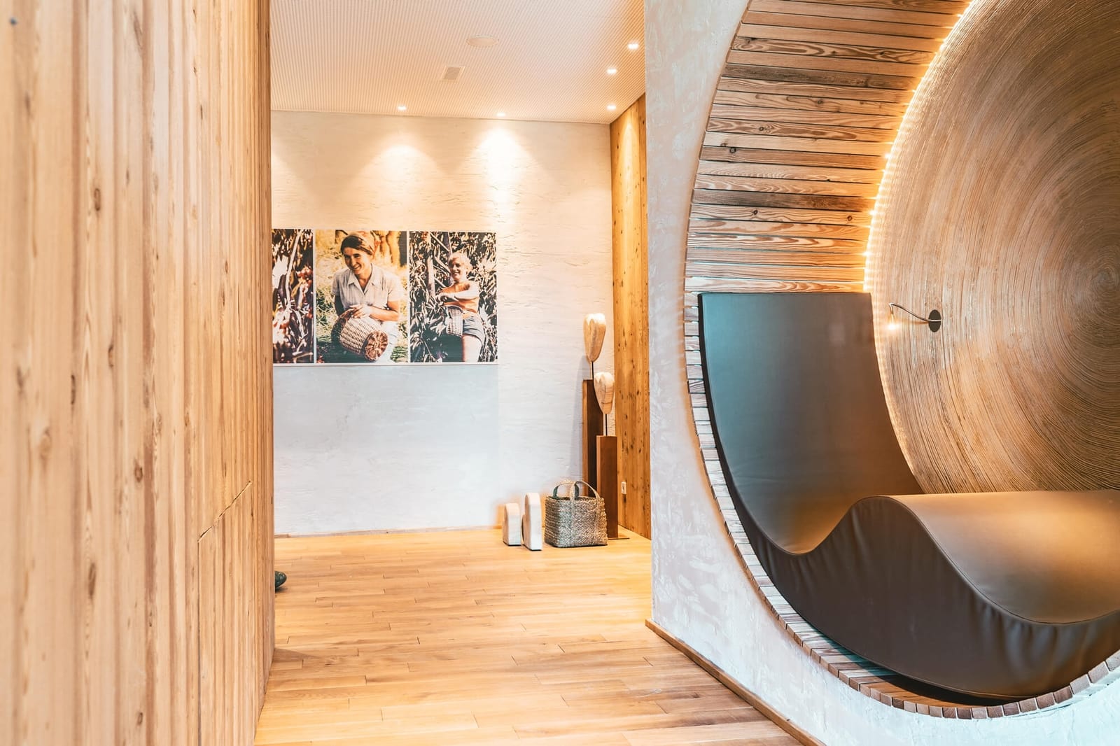 Area sauna del FamilienSpa al Gut Hügle